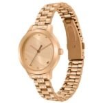 Fastrack Stunners Quartz Analog Rose Gold dial Stainless Steel Strap Watch for Girls-6267WM01
