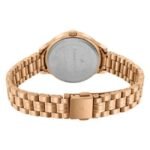 Fastrack Stunners Quartz Analog Rose Gold dial Stainless Steel Strap Watch for Girls-6267WM01