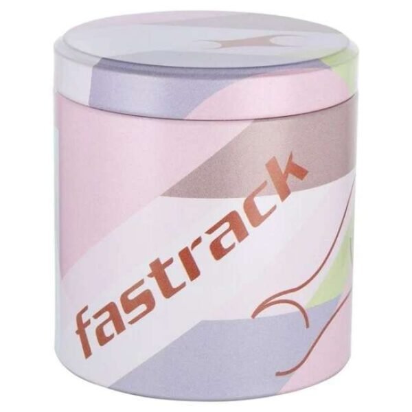 Fastrack Opulence Quartz Analog Silver Dial Metal Strap Watch for Girls-6276SM01
