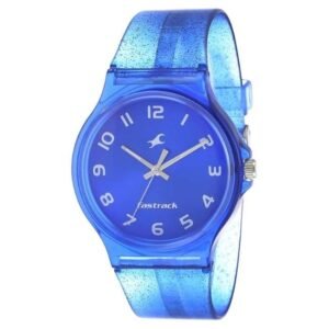 Fastrack Unisex Plastic Analog Blue Dial Watch--68018PP01
