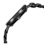 Fastrack Glitch Quartz Analog Black Dial Metal Strap Watch for Girls-68026NM01