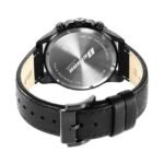 Titan Octane Classic Sporty Black Dial Chronograph Leather Strap watch for Men-90151NL01