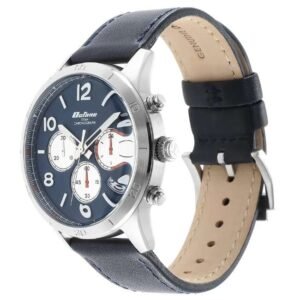 Titan Octane Classic Sporty Blue Dial Chronograph Stainless Steel Strap watch for Men-90153SL01