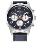 Titan Octane Classic Sporty Blue Dial Chronograph Stainless Steel Strap watch for Men-90153SL01