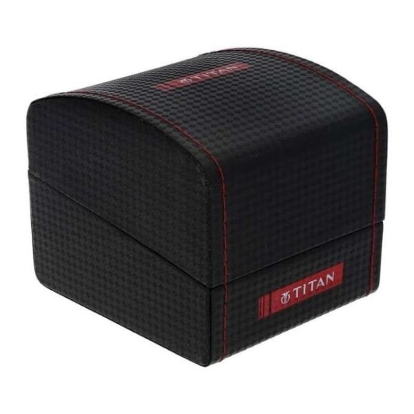 Titan Avant Garde Silver Dial Quartz Multifunction Leather Strap Watch for Women-95176SL01