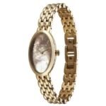 Titan Aura Quartz Analog Mother Of Pearl Dial Stainless Steel Strap Watch for Women-95246YM01