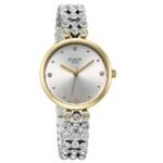 Titan Raga Showstopper Quartz Analog Silver Dial Metal Strap Watch for Women-95262BM01