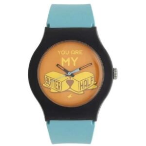 Fastrack Quartz Analog Yellow Dial Silicone Strap Watch for Unisex-9915PP67