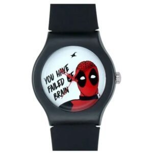 Fastrack Deadpool Quartz Analog Bicolour Dial Silicone Strap Unisex Watch-9915PP81