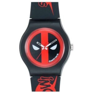 Fastrack Deadpool Quartz Analog Bicolour Dial Silicone Strap Unisex Watch-9915PP82