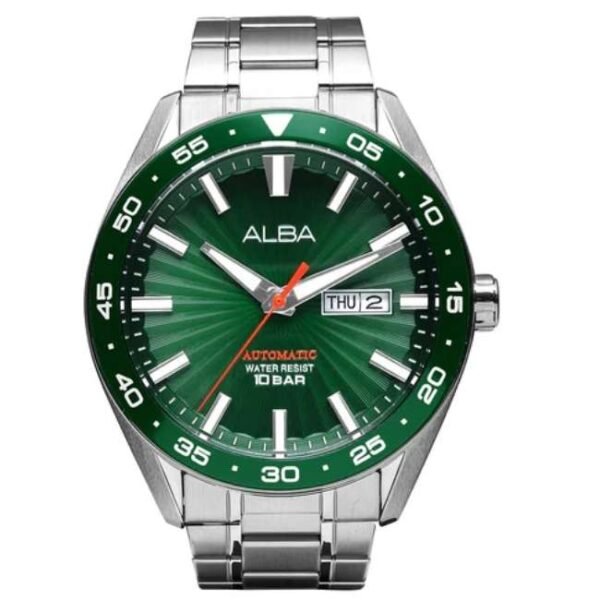 Alba 44 mm Mechanical Green Watch A3B007X1