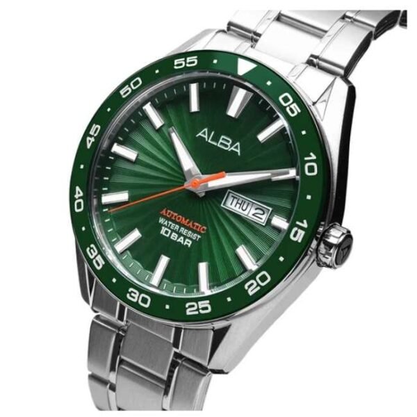 Alba 44 mm Mechanical Green Watch A3B007X1