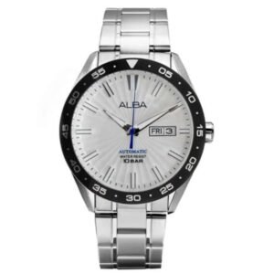 Alba 44 mm Automatic White Watch A3B011X1