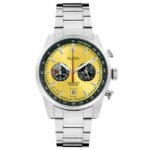 Alba Gold Black Dial Chronograph Watch - A4B003X1