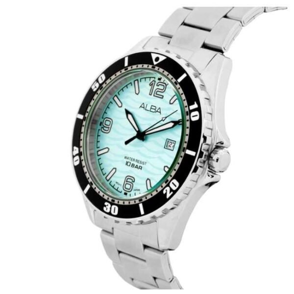 Alba 44 mm Quartz Blue Watch AG8N51X1