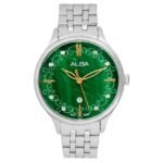 Alba 32 mm Quartz Green Watch AH7CR7X1