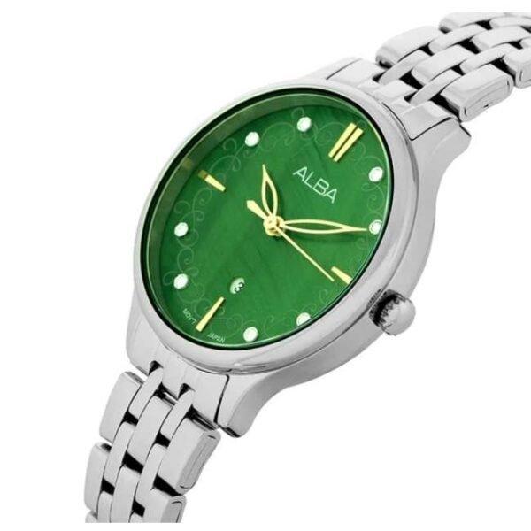 Alba 32 mm Quartz Green Watch AH7CR7X1