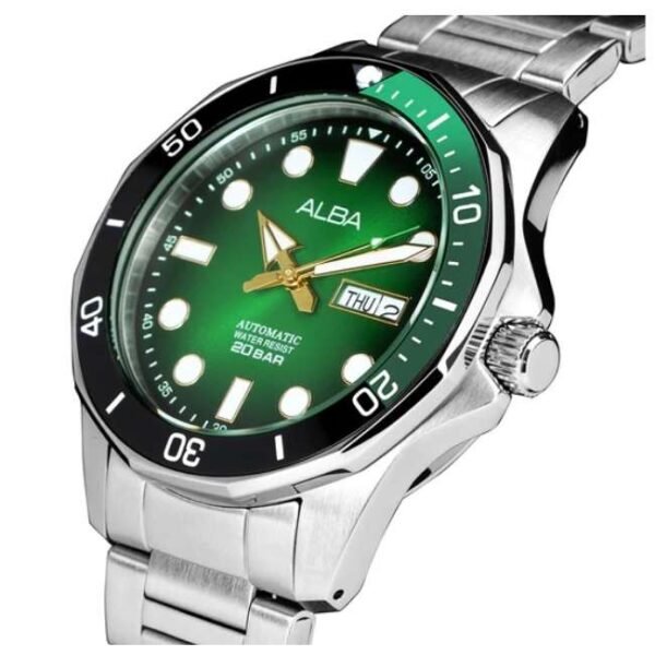 Alba 43 mm Y676 Green Watch AL4537X1