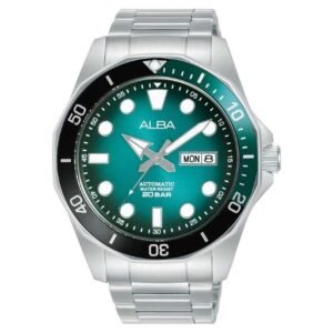 Alba 43 mm Automatic Turquoise Watch AL4545X1