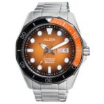 Alba 43 mm Automatic Orange and Black Watch AL4547X1