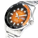 Alba 43 mm Automatic Orange and Black Watch AL4547X1