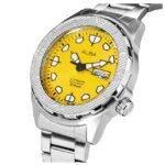 Alba 43 mm Mechanical Yellow Watch AL4567X1