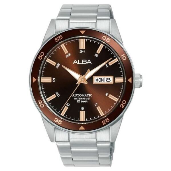 Alba 43 mm Automatic Brown Watch AL4591X1