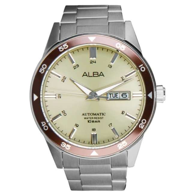 Alba 43 mm Automatic Yellow Watch AL4597X1