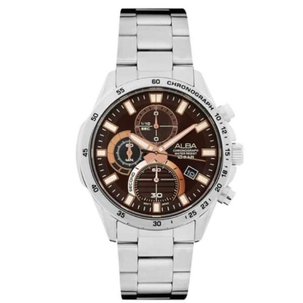 Alba 43 mm VD57 Brown Watch AM3967X1