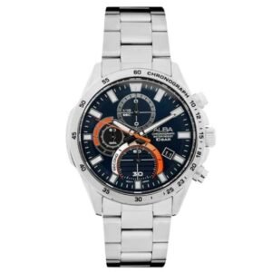 Alba 43 mm VD57 Navy Blue Watch AM3971X1