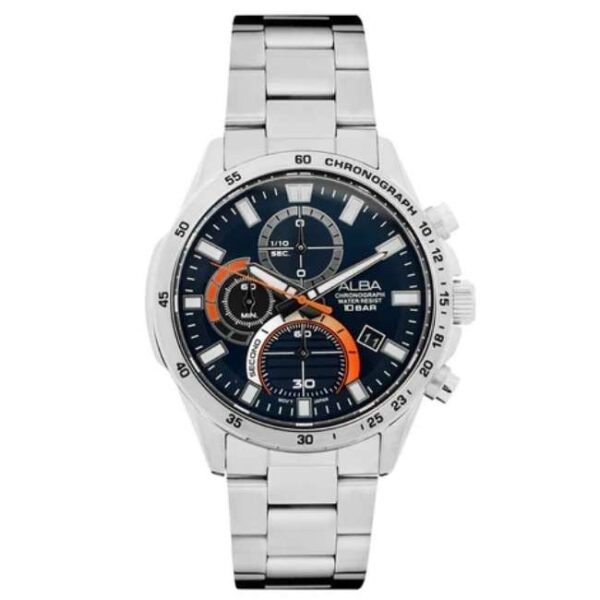 Alba 43 mm VD57 Navy Blue Watch AM3971X1