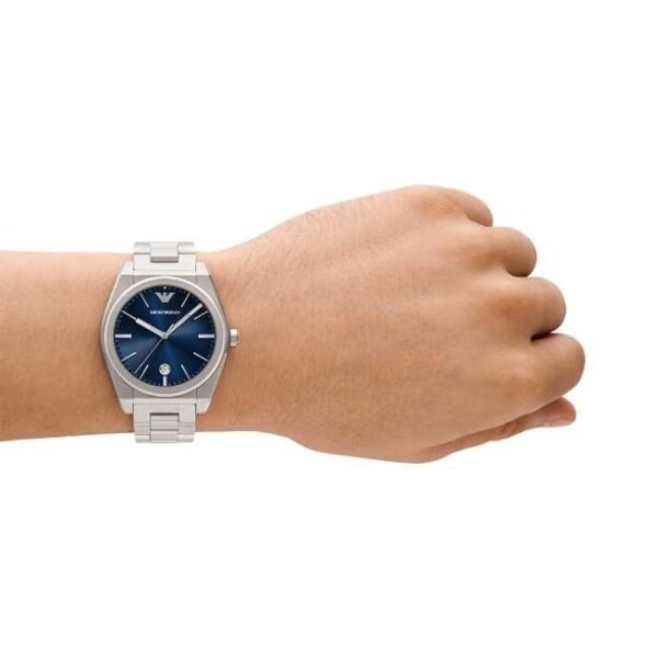 Emporio Armani Three-Hand Date Stainless Steel Watch-AR11620