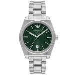 Emporio Armani Three-Hand Date Stainless Steel Watch-AR11621