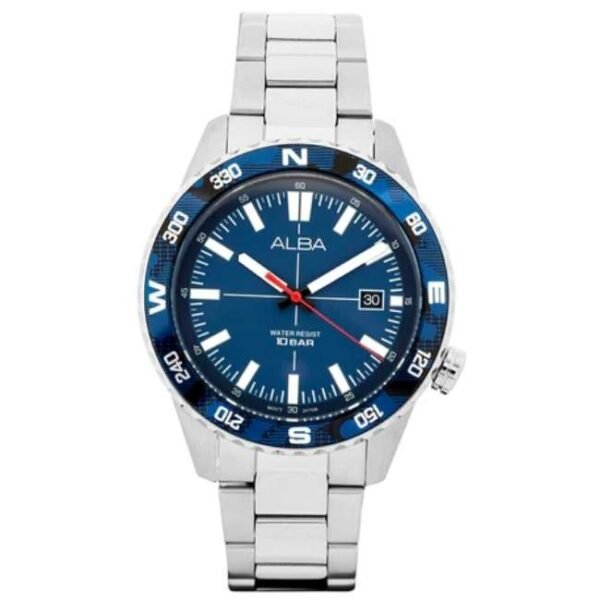 Alba 43 mm Quartz Blue  Watch AS9Q19X1