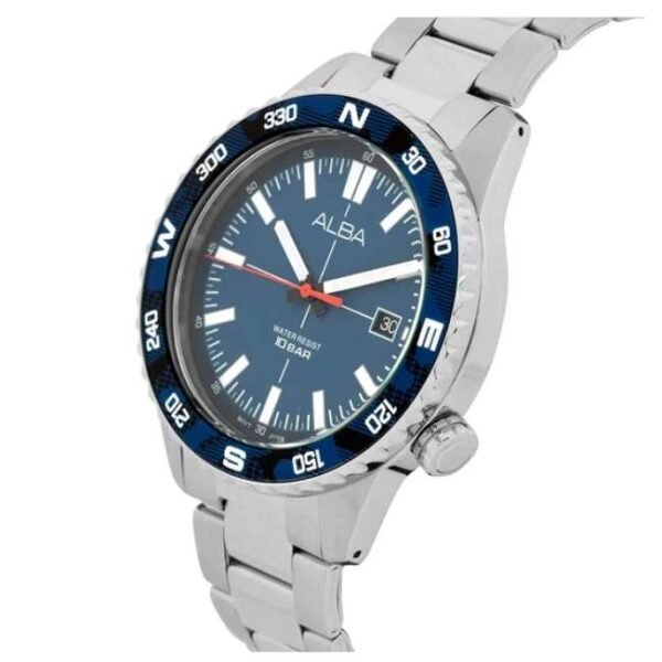 Alba 43 mm Quartz Blue  Watch AS9Q19X1