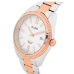 Alba Silver White Patterned Dial Watch - AS9S62X1