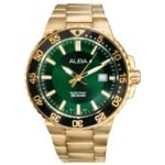 Alba 43 mm Quartz Green Watch AS9S74X1