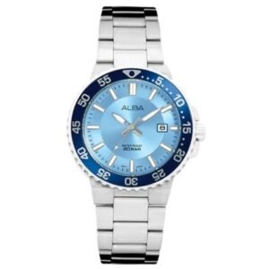 Alba 44 mm Quartz Blue  Watch AS9S83X1