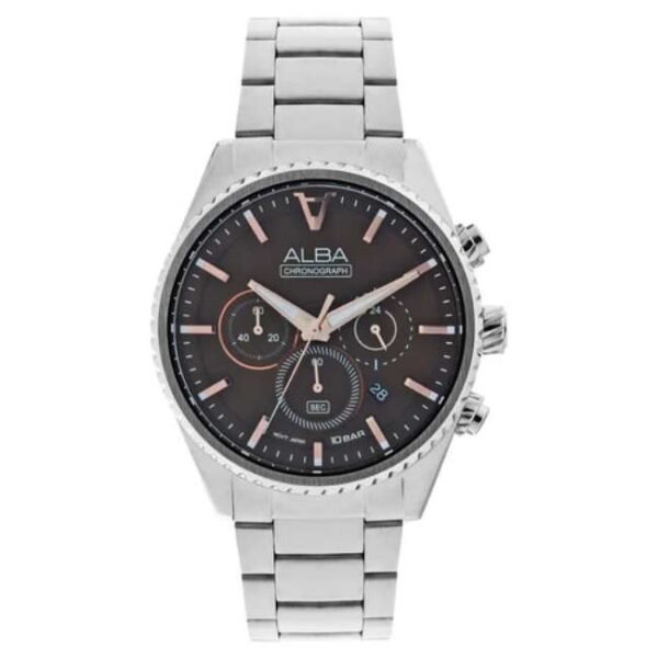 Alba 43 mm Quartz Brown Watch AT3H83X1