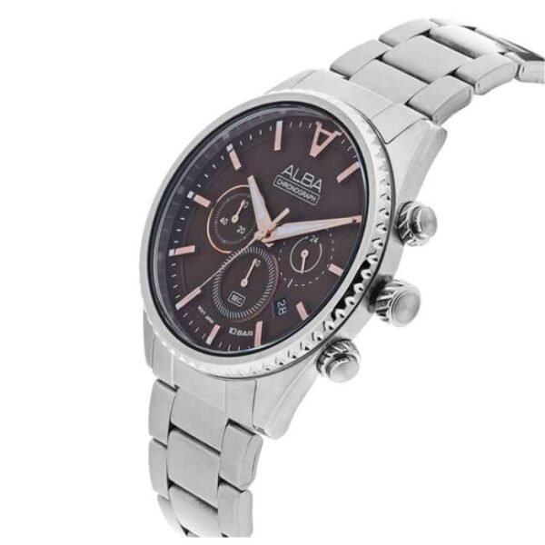 Alba 43 mm Quartz Brown Watch AT3H83X1