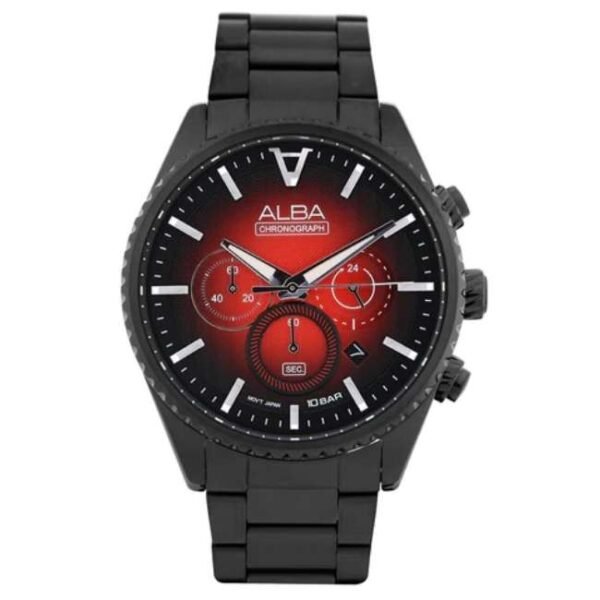 Alba AT3H91X1 43mm Men Black Watch