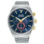 Alba Signa Chrono 43mm Gent's Metal Strap Casual Watch