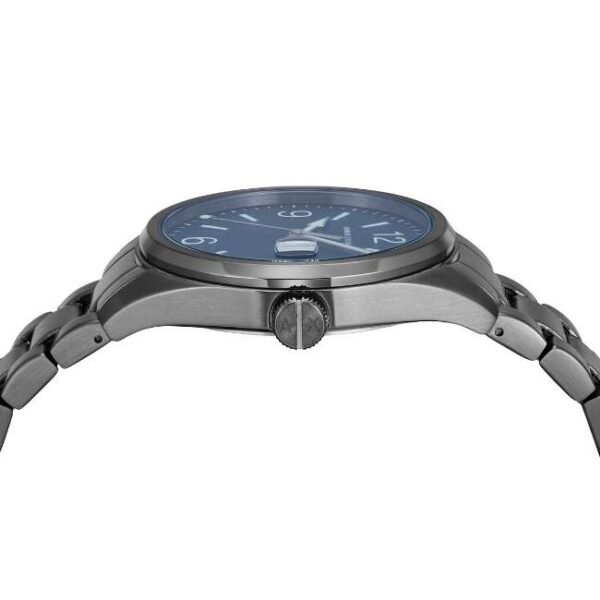 Armani Exchange Three-Hand Date Gunmetal Stainless Steel Watch-AX1421