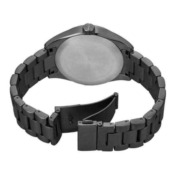 Armani Exchange Three-Hand Date Gunmetal Stainless Steel Watch-AX1421