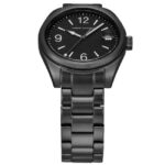 Armani Exchange Three-Hand Date Black Stainless Steel Watch-AX1422