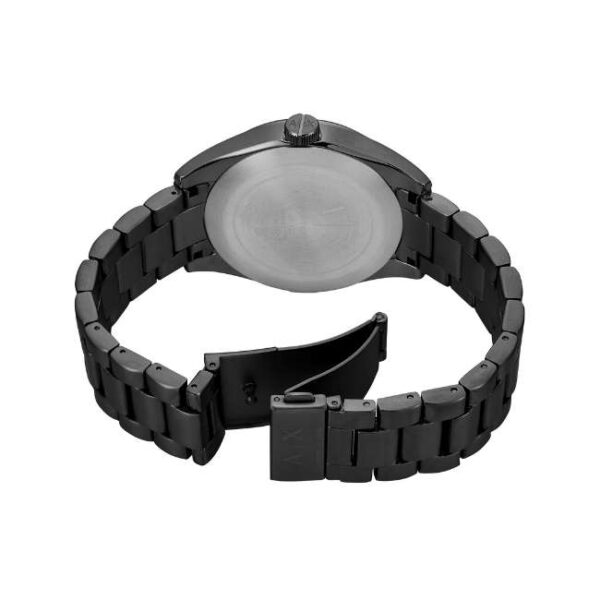 Armani Exchange Three-Hand Date Black Stainless Steel Watch-AX1422
