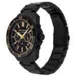 Armani Exchange Chronograph Black Stainless Steel Watch-AX1963