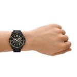 Armani Exchange Chronograph Black Stainless Steel Watch-AX1963