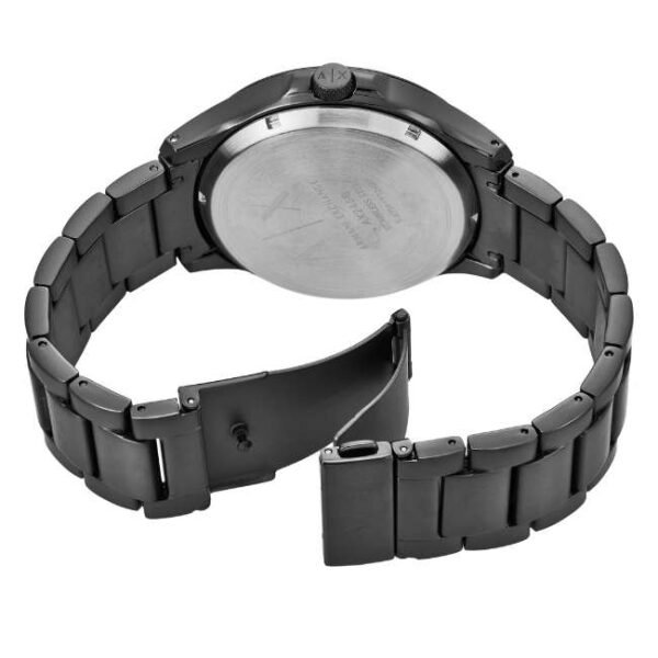 Armani Exchange Automatic Gunmetal Stainless Steel Watch-AX2458