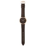 Armani Exchange Two-Hand Brown Leather Watch-AX2873